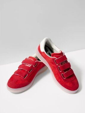 P448 Monza Sneaker in red/white Size 39